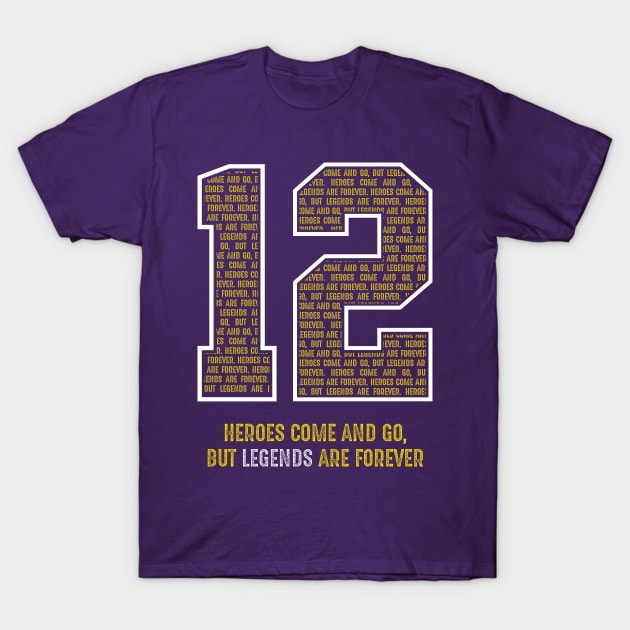Stockton Basket Legends Utah 12 T-Shirt by TEEWEB